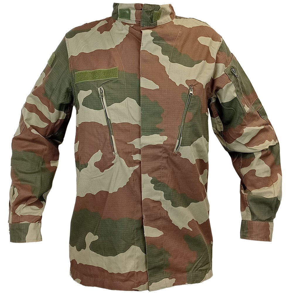 Original Turkish army field shirts durable ripstop camo short sleeve tactical main image 1