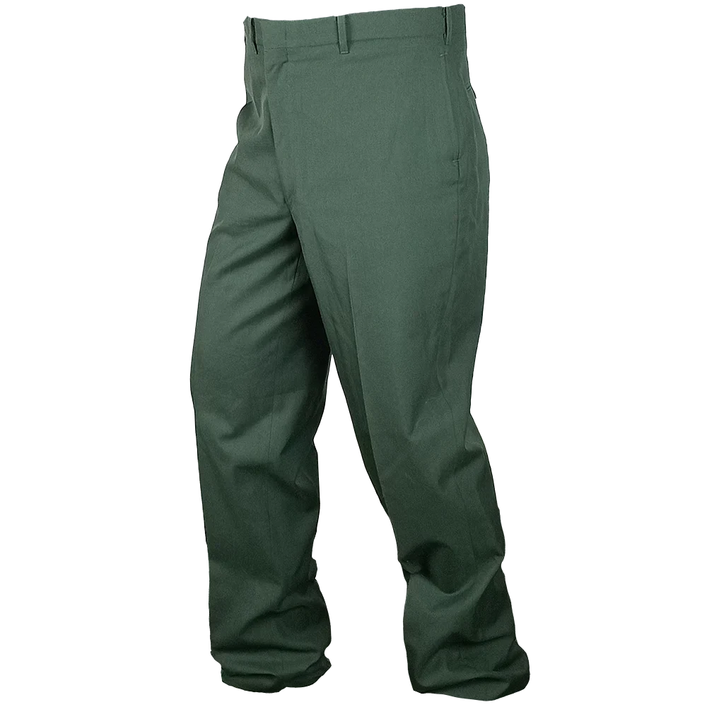 army green dress pants Men's Phthalo Green Linen Pants