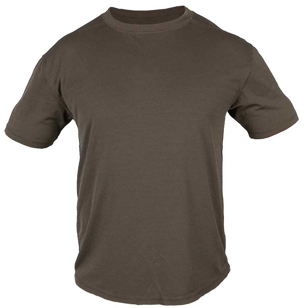 Broun Modern Tartan - Military T-Shirt main image 1