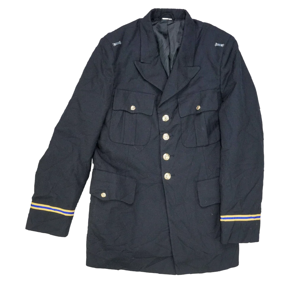 army blue dress uniform 1953-02-09-Four Versions of proposed Unifo JACKET) LIMITED ITEM Army blue uniform for enlisted