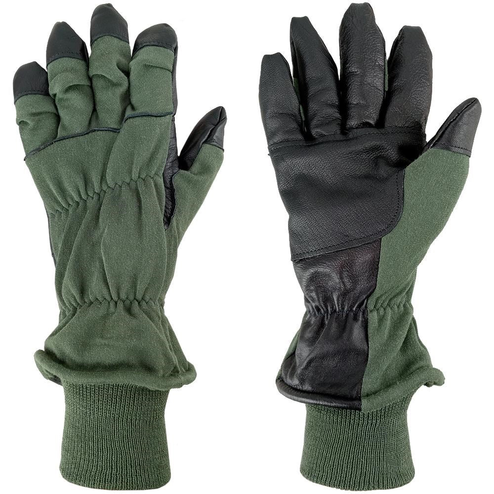 US Military HAU-15/P Cold Weather Intermediate Flyers Gloves - Used Nomex Fire Resistant Winter