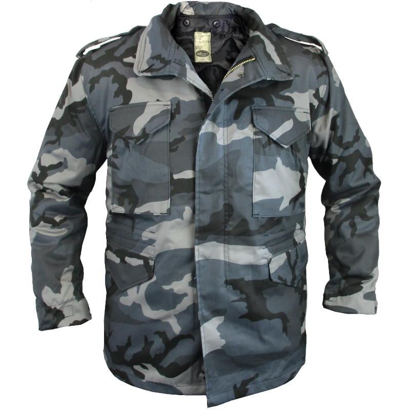 Dark Camo M65 Jacket With Liner