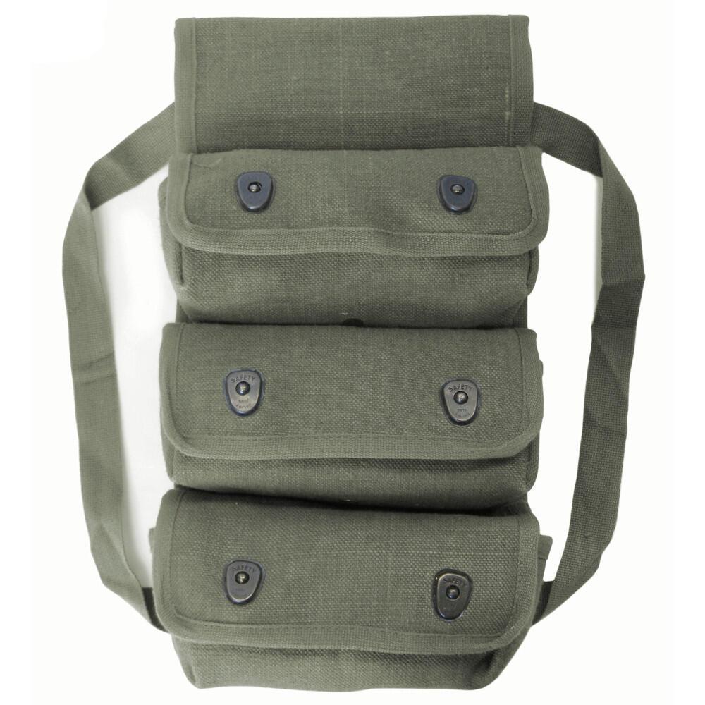 US Army Carrier Grenade 3-Pocket / Grenade pouch for 3 hand