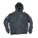 Berne Pioneer Seed Black Hooded Canvas Work Jacket - 2XLarge
