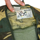 Vintage Duck Bay Woodland Camo Hunting Vest - Medium - Army & Outdoors - Vests