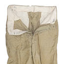 US Army 1960s Khaki Chino Trousers - 34L, Medium