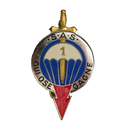French 1st Marine Infantry Parachute Regimental Badge - French Army Surplus - Flags, Badges & Insignia