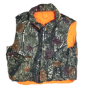 Northwest Territory Camo & Blazing Orange Reverisble Insulated Vest - XLarge
