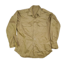 USGI Khaki Long Sleeve Service Shirt - 15.5x33, Medium