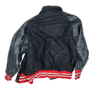 US Made Awards Black Wool Varsity Jacket - Large