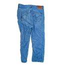 Levi's 501 Women's Ribcage Straight Cut Blue Jeans - 30x27, Small
