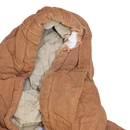 US Made Carhartt Brown Quilted Hooded Jacket - 2XLarge