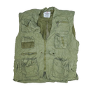 Rothco Olive Safari Outback Vest - XLarge - Army & Outdoors - Vests
