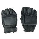 Mil-Tec Leather Fingerless Tactical Gloves - Large