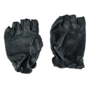 Mil-Tec Leather Fingerless Tactical Gloves - Large