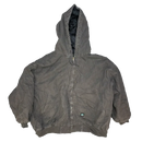Key Brown Quilted Hooded Jacket - 4XLarge - Army & Outdoors - Hoodies