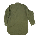 Vintage NZ Olive Military-Style Field Shirt - Small