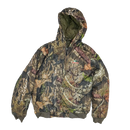 Mossy Oak Camo Quilted Hooded Jacket - Large