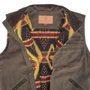 Outback Sawbuck Canvas Vest - Brown - Outback Trading - Vests