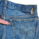 Levi's 501 Distressed Blue Jeans - 35x30, Medium