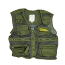 Junior Ranger Olive Fishing Vest - Small - Army & Outdoors - Vests