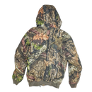 Mossy Oak Camo Quilted Hooded Jacket - Large
