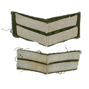 NZ Army 1970s Jungle Uniform Corporal Rank Patch Pair