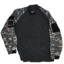 Rothco Black Digital Camo Combat Shirt - Small