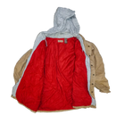 Faded Glory Khaki Hooded Fleece Lined Jacket - 3XLarge - Army & Outdoors - Hoodies