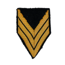 French Army Chief Sergeant Dress Uniform Rank Patch