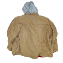 Faded Glory Khaki Hooded Fleece Lined Jacket - 3XLarge - Army & Outdoors - Hoodies