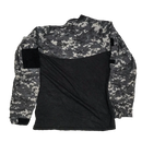 Rothco Black Digital Camo Combat Shirt - Small