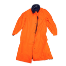 Vintage Blauer Nylolite Reversible Orange Raincoat - 42R Large