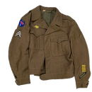 WWII US Army M1944 Ike Jacket - 38R, Medium