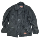 Wrangler Black Insulated Chore Jacket w/ Leather Collar- XLarge