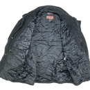 Wrangler Black Insulated Chore Jacket w/ Leather Collar- XLarge