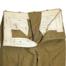 US Army M-1937 Wool OD Service Trousers - 30x33, Small
