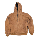 Swingster Tan Canvas Hooded Work Jacket - XLarge - Army & Outdoors - Field Jackets