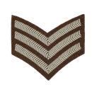 British Army Sergeant No.2 Dress Rank Patch