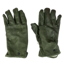 French Army Olive Leather Gloves - 8.5, Medium - Film Production Used - Gloves