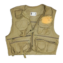 Stream Designs Khaki Fly Fishing Vest - Medium - Army & Outdoors - Vests