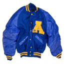 Neff Blue Wool Varsity Jacket - Small