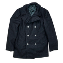 US Navy Wool Pea Coat - 38R, Small
