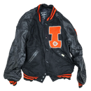 Holloway Black Wool Varsity Jacket - Small - Army & Outdoors - Bomber Jacket