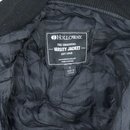 Holloway Black Wool Varsity Jacket - Small - Army & Outdoors - Bomber Jacket