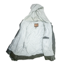Arizona Jeans Co. Grey Hooded Canvas Work Jacket - Large - Army & Outdoors - Field Jackets
