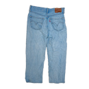 Levi's 501 Women's Ribcage Straight Cut Blue Jeans - 28x27, Small