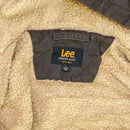 Lee Brown Sherpa Lined Hooded Jacket - Large