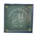 New Zealand Special Air Service (NZSAS) Single Commemorative Glass Coaster - Army & Outdoors - Collectables & Rarities