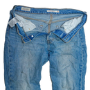 Levi's 501 Women's Wedgie Straight Blue Jeans - 27x28, Small